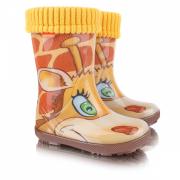 Дитячі гумові чобітки Demar Hawai Lux Giraffe (жирафа) фото