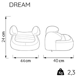 автомобильный бустер для детей Nania Dream  Lx Disney Cars 2020 (Тачки)