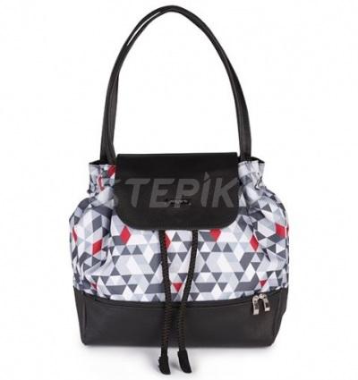 Рюкзак для мамы с матрасиком для пеленания Babyono Uptown 1501/01 (треугольники)