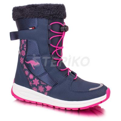 Зимние термодутики KangaRoos K-Pe Gastin RTX Navy/Pink (синий/розовый)