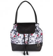 Рюкзак для мамы с матрасиком для пеленания Babyono Uptown 1501/01 (треугольники) фото