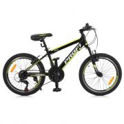 Детский спортивный велосипед 20 PROFI Fifa G020A0203 Желтый с черным (23-SAN422) фото