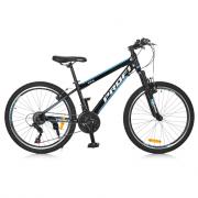 Детский спортивный велосипед 24 PROFI Fifa G024A0241 Черный с синим (23-SAN434) фото