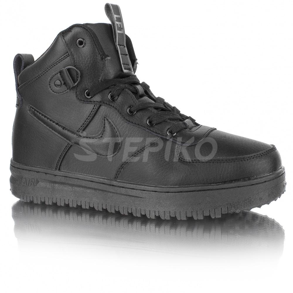 Мужские зимние кроссовки Nike Air Force Black 0101NFB купить недорого,  отзывы