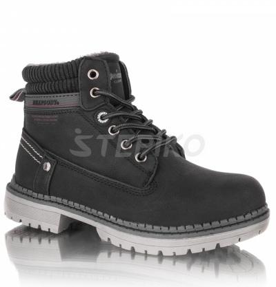 Детские зимние ботинки American club 1017/17-1 (черный)