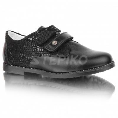 Детские кожаные туфли Шаговита 4199 (черные)