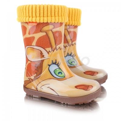 Дитячі гумові чобітки Demar Hawai Lux Giraffe (жирафа)