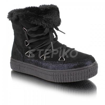 Дитячі зимові черевики American club 724/19 (чорний)