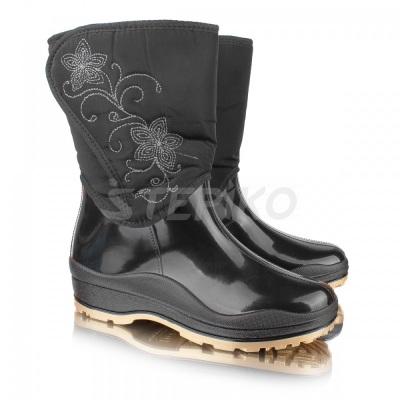 Жіночі гумові чобітки Dago Style G4 (чорний)