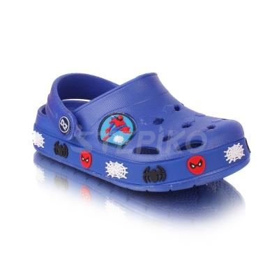 Дитячі крокси Dago Style 330-09 світло синій (павук)