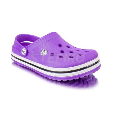 Кроксы женские и подростковые Dago Style 420-10 (фиолетовый)
