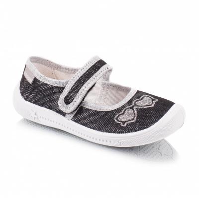 Дитяче текстильне взуття Viggami Krysia Lux 27 (сердечка)