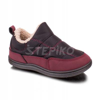 Дитяче утеплене взуття Dago Style T20-02 (чорний/бордо)