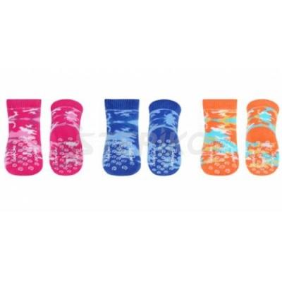 Шкарпетки махрові для повзання (проти скользіння) 6m+ Babyono 586/01 фото