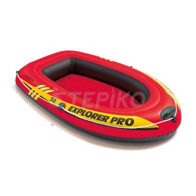 Лодка надувная Intex 58354 EXPLORER PRO 50 на 1 человека Красный (int58354)