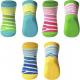 Шкарпетки хлопкові протиковзні для повзання 6+ m (3 пари/уп) Babyono 571/02 фото 1