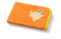 Одіяльце двохстороннє 3D з мікрофібри колір оранжевий 75х100 Babyono 1401/06 фото 