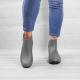 Жіночі короткі гумові чоботи Chobotti Смарт bg/8-02 сірий фото 9
