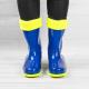 Дитячі гумові чоботи DEMAR Twister Lux Fluo A (Флуо сині) фото 15
