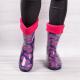 Гумові чоботи для дівчинки DEMAR Twister Lux Print V (Серце в горошок) фото 14