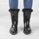 Жіночі гумові чоботи Chobotti Viva SG-06 (чорний) фото 7