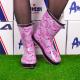 Дитячі резинові чобітки American club 457/19-1 (рожевий/сердечка) фото 8