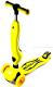 Трехколесный самокат-трансформер Scale Sports Желтый фото 4