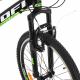 Детский спортивный велосипед 24 PROFI Fifa G024A0242 Черный с зеленым (23-SAN435) фото 4