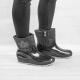 Женские короткие резиновые сапоги Dago Style G3 (черный) фото 10