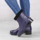 Жіночі гумові чоботи Chobotti Белла bg/6-02 Lux синій фото 9