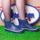 Жіночі гумові чобітки American club 325/18-1 (синій) фото 10