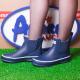 Жіночі гумові чобітки American club 325/18-1 (синій) фото 11