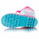 Дитячі резинові чобітки American club 458/19-1 (блакитні в полоску/рожевий котик) фото 6