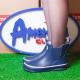 Жіночі гумові чобітки American club 325/18-1 (синій) фото 12