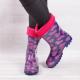 Гумові чоботи для дівчинки DEMAR Twister Lux Print V (Серце в горошок) фото 19