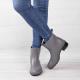 Жіночі гумові чоботи Chobotti Kristi BG/5-03 (сірий) фото 12