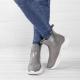 Жіночі гумові чоботи Chobotti F-200-01 (сірий) фото 12