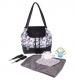 Рюкзак для мамы с матрасиком для пеленания Babyono Uptown 1501/01 (треугольники) фото 7