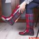 Жіночі гумові чоботи DEMAR HAWAI LADY AD (Червона клітинка) фото 16