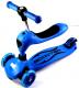 Трехколесный самокат-трансформер Scale Sports Синий фото 1