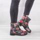 Жіночі короткі гумові чоботи Chobotti Белла bg/6-04 квіти фото 10