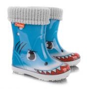 Детские резиновые сапоги Demar HAWAI LUX PRINT AR Rekin (Акула) фото