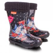 Дитячі гумові чобітки Demar Hawai Lux Print AM (квіти) фото