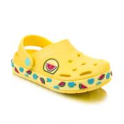 Детские кроксы Dago Style 330-10/02 желтый (арбуз) фото