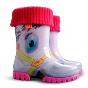 Гумові чобітки для дівчинки DEMAR Twister Lux Print HA (Поні) фото