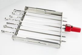 Рамка с электроприводом для вращения шампуров Restyle BBQ на 7 шампуров (RB-R7) фото